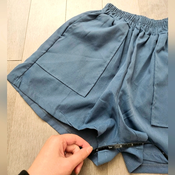 Blue shorts short sleeve shirt set - Picture 11 of 11